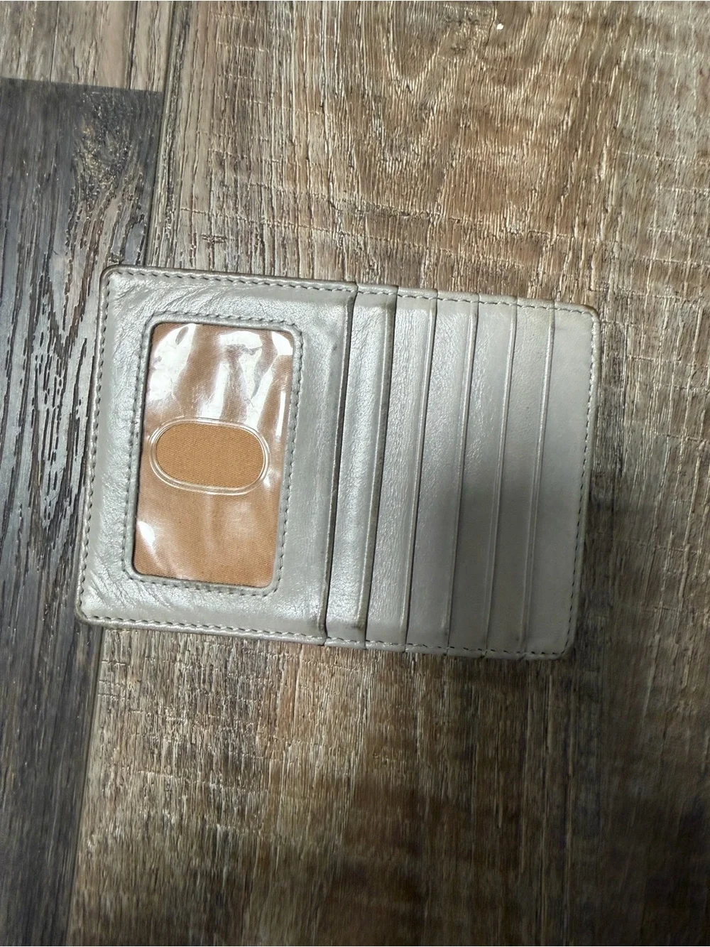 Classic Men's Bi-Fold Card Wallet in Light Gray